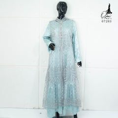 GAMIS OZIAS TILE SATEN EMBOS 07283 LD 105 I Gamis Kondangan Wanita I Gamis Fashion Casual