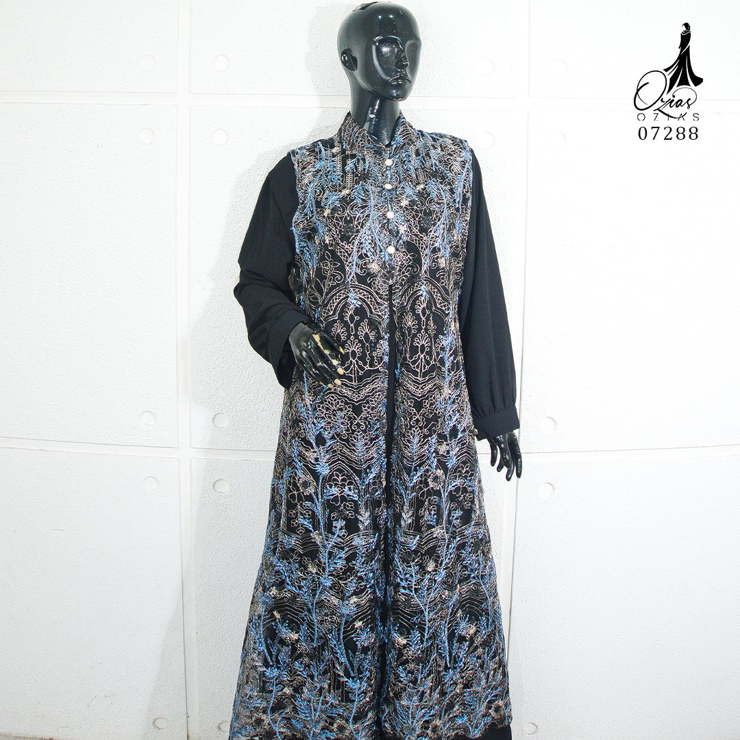 GAMIS OZIAS TILE 07288 LD 105 I Gamis Kondangan Wanita I Gamis Fashion Remaja