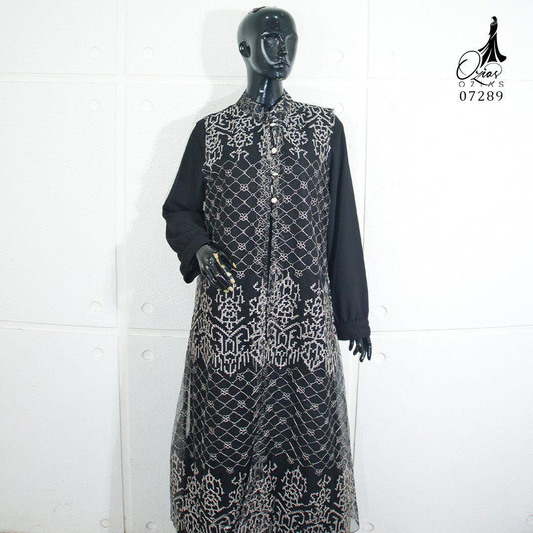 GAMIS OZIAS TILE 07289 LD 105 I Gamis Kondangan Wanita I Gamis FAshion Casual