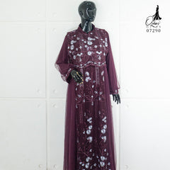 GAMIS OZIAS TILE CHANTILY 07290 LD 105 I Gamis Fashion Kondangan I Gamis Cantik Wisuda