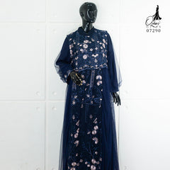 GAMIS OZIAS TILE CHANTILY 07290 LD 105 I Gamis Fashion Kondangan I Gamis Cantik Wisuda