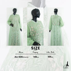 GAMIS OZIAS TILE CHANTILY 07290 LD 105 I Gamis Fashion Kondangan I Gamis Cantik Wisuda