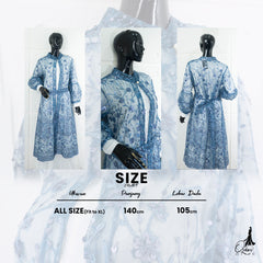 GAMIS OZIAS TILE 07291 LD 105 I Gamis Kondangan Wanita I Gamis Casuak Remaja