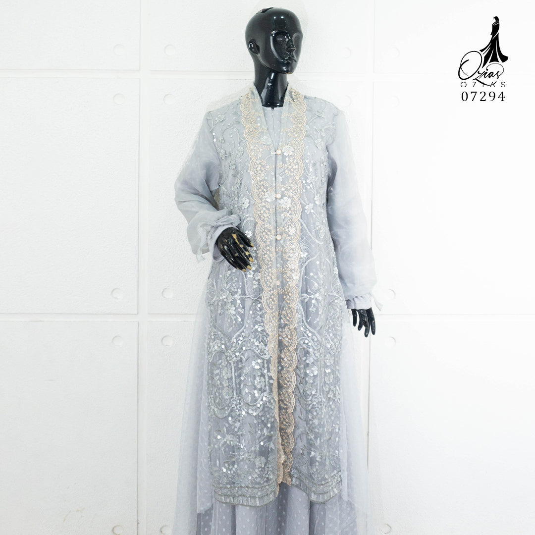 GAMIS OZIAS TILE 07294 LD 105 I Gamis Kondangan Wanita I Gamis Casual Cantik