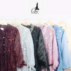 GAMIS OZIAS TILE 07294 LD 105 I Gamis Kondangan Wanita I Gamis Casual Cantik