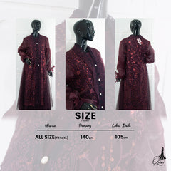 GAMIS OZIAS TILE 07294 LD 105 I Gamis Kondangan Wanita I Gamis Casual Cantik