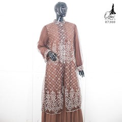 GAMIS OZIAS TILE 07300 LD 105 I Gamis Kondangan Wanita I Gamis Fashion Casual