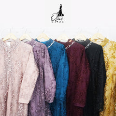 GAMIS OZIAS TILE 07301 LD 105 I Gamis Kondangan Wanita I Gamis Casual Lebaran