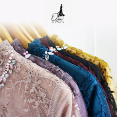 GAMIS OZIAS TILE 07301 LD 105 I Gamis Kondangan Wanita I Gamis Casual Lebaran