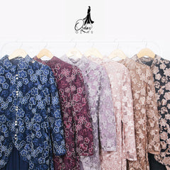 GAMIS OZIAS TILE 07302 LD 105 I Gamis Kondangan Wanita I Gamis Fashion Casual