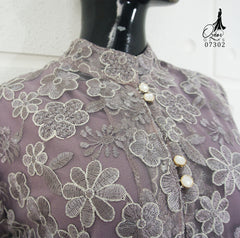 GAMIS OZIAS TILE 07302 LD 105 I Gamis Kondangan Wanita I Gamis Fashion Casual