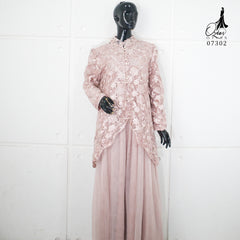 GAMIS OZIAS TILE 07302 LD 105 I Gamis Kondangan Wanita I Gamis Fashion Casual
