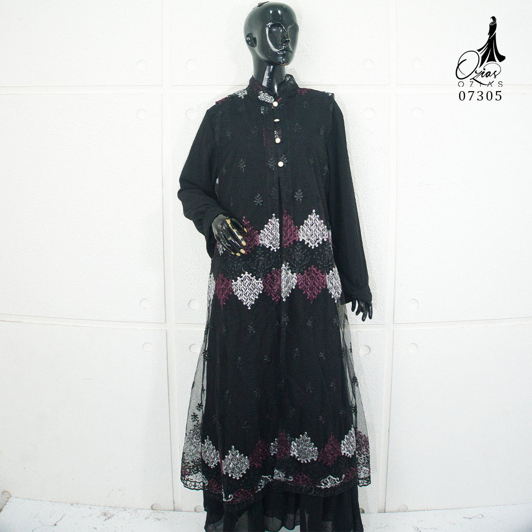 GAMIS OZIAS TILE CERUTY 07305 LD 105 I Gamis Kondangan Casual I Gamis Fashion Remaja