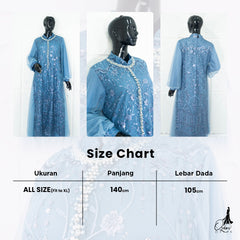 GAMIS OZIAS TILE 07306 LD 105 I Gamis Kondagan Wanita I Gamis FAshion Casual