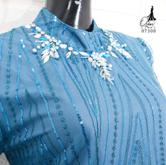 GAMIS OZIAS TILE 07308 LD 105 I Gamis Kondangan Wanita I Gamis Fashion Casual