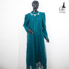 GAMIS OZIAS TILE 07308 LD 105 I Gamis Kondangan Wanita I Gamis Fashion Casual