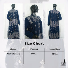 OZIAS Gamis Tile 07309 LD 105 I Gamis Kondangan Wanita Lebaran I Gamis Fashion Casual