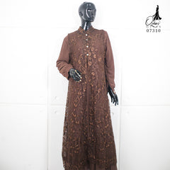 GAMIS OZIAS TILE 07310 LD 105 I Gamis Kondangan Wanita I Gamis Fashion Casual