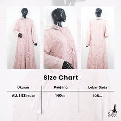 GAMIS OZIAS TILE 07310 LD 105 I Gamis Kondangan Wanita I Gamis Fashion Casual