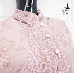 GAMIS OZIAS TILE 07312 LD 105 I Gamis Kondangan Wanita I Gamis Fashion Casual