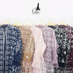 GAMIS OZIAS TILE 07320 LD 105 I Gamis Kondangan Wanita Lebaran I Gamis Fashion Casual Busui