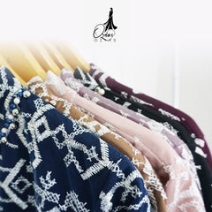 GAMIS OZIAS TILE 07320 LD 105 I Gamis Kondangan Wanita Lebaran I Gamis Fashion Casual Busui