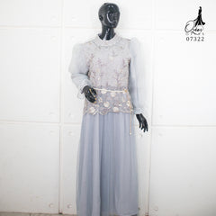 OZIAS Gamis Tile 07322 LD 105 I Gamis Lebaran | Gamis Kondangan Wanita  I Gamis Fashion Casual