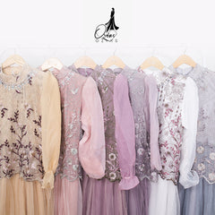 OZIAS Gamis Tile 07322 LD 105 I Gamis Lebaran | Gamis Kondangan Wanita  I Gamis Fashion Casual