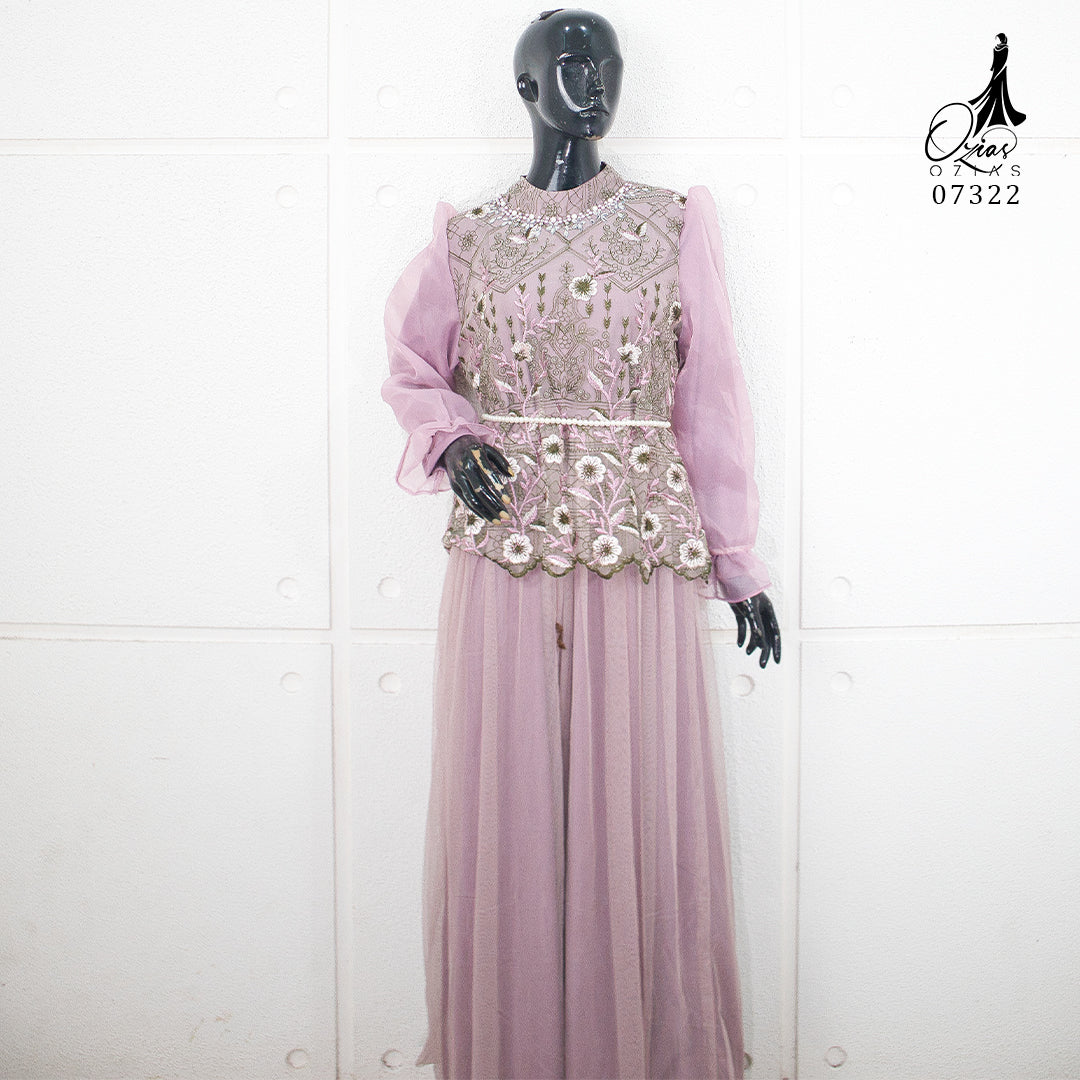 OZIAS Gamis Tile 07322 LD 105 I Gamis Lebaran | Gamis Kondangan Wanita  I Gamis Fashion Casual