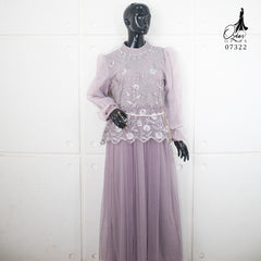 OZIAS Gamis Tile 07322 LD 105 I Gamis Lebaran | Gamis Kondangan Wanita  I Gamis Fashion Casual