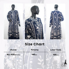 GAMIS OZIAS TILE 07323 LD 105 I Gamis Lebaran Casual I Gamis Kondangan Cantik