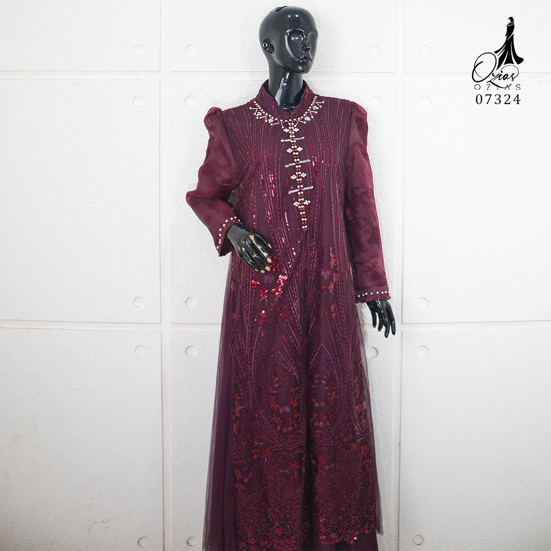 GAMIS OZIAS TILE 07324 LD 105 I Gamis Kondangan Wanita I Gamis Fashion Casual