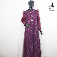 GAMIS OZIAS TILE 07324 LD 105 I Gamis Kondangan Wanita I Gamis Fashion Casual