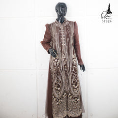 GAMIS OZIAS TILE 07324 LD 105 I Gamis Kondangan Wanita I Gamis Fashion Casual