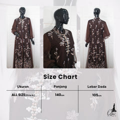 GAMIS OZIAS TILE 07327 LD 105 I Gamis Kondangan Wanita I Gamis Fashion Casual Lebaran