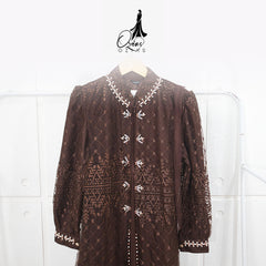 GAMIS OZIAS TILE 07328 LD 105 I Gamis Kondangan Wanita I Gamis Fashion Casual