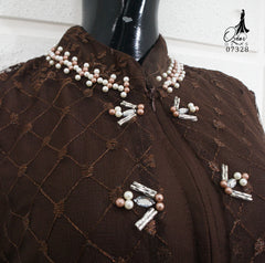 GAMIS OZIAS TILE 07328 LD 105 I Gamis Kondangan Wanita I Gamis Fashion Casual