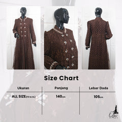 GAMIS OZIAS TILE 07328 LD 105 I Gamis Kondangan Wanita I Gamis Fashion Casual