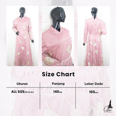 GAMIS OZIAS TILE 07332 LD 105 I Gamis Kondangan Wanita I Gamis Fashion Casual