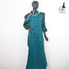 GAMIS OZIAS SATIN VALVET 07334 LD 105 I Gamis Kondangan Wanita I Gamis Fashion Casual Lebaran