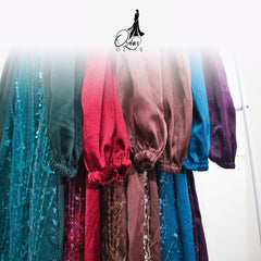 GAMIS OZIAS SATIN VALVET 07334 LD 105 I Gamis Kondangan Wanita I Gamis Fashion Casual Lebaran