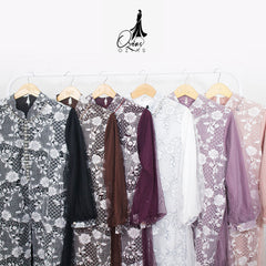 OZIAS Gamis Tile 07338 LD 105 Gamis Lebaran Cantik I Gamis Fashion Remaja