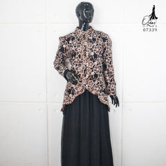 GAMIS OZIAS TILE 07339 LD 105 I Gamis Kondangan Casual I Gamis Cantik Lebaran