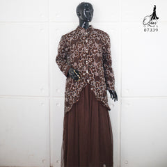 GAMIS OZIAS TILE 07339 LD 105 I Gamis Kondangan Casual I Gamis Cantik Lebaran