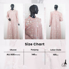 GAMIS OZIAS TILE 07346 LD 105 I Gamis Lebaran Casual I Gamis Remaja Kondangan