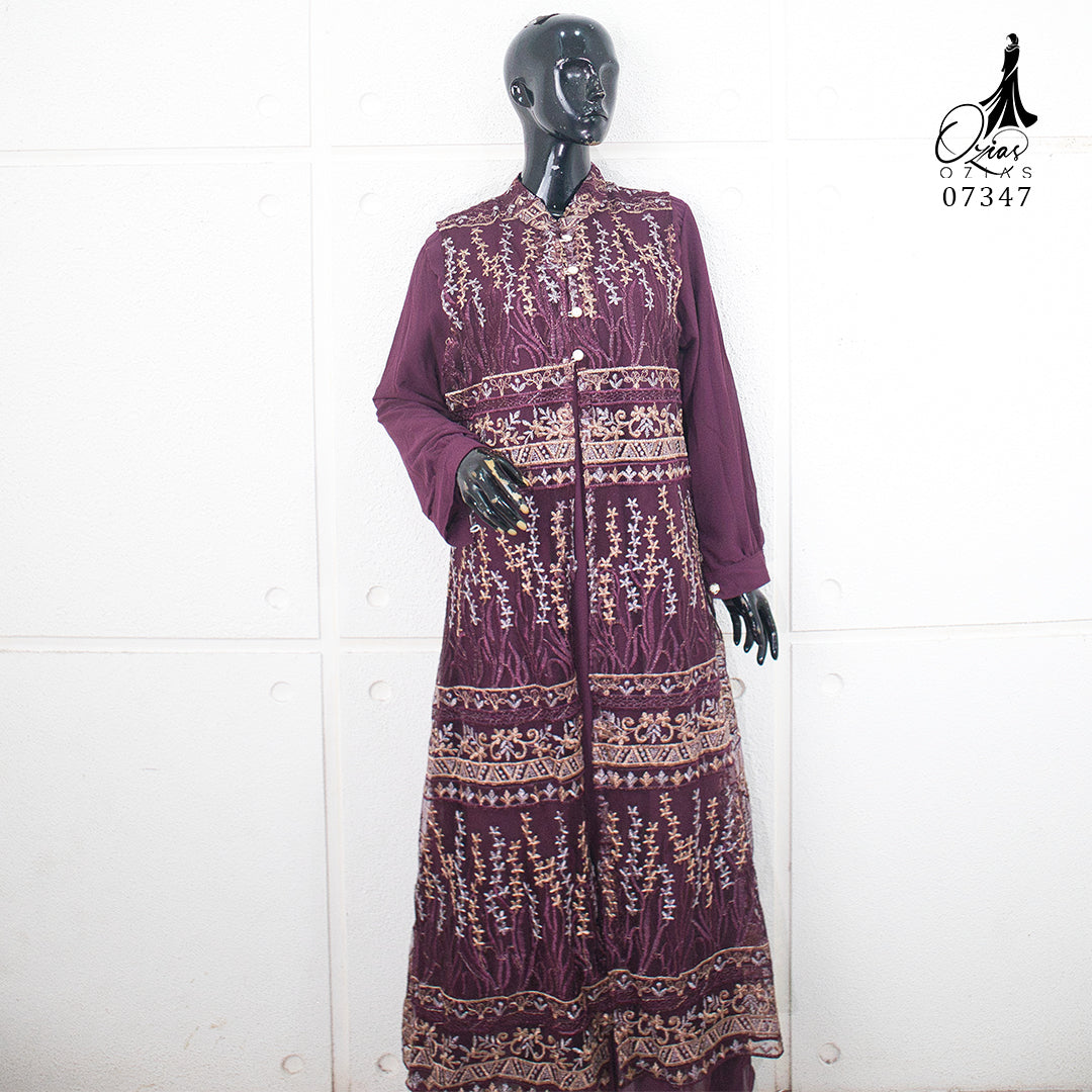 GAMIS OZIAS TILE 07347 LD 105 | Gamis Kondangan wanita | Gamis Fashion Casual