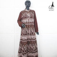 GAMIS OZIAS TILE 07347 LD 105 | Gamis Kondangan wanita | Gamis Fashion Casual