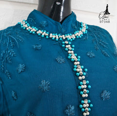 GAMIS OZIAS TILE 07348 LD 105 I Gamis Kondangan Wanita I Gamis Cantik Lebaran