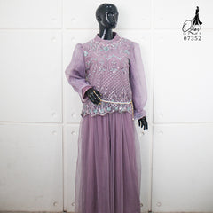 GAMIS OZIAS TILE 07352 LD 105 I Gamis Kondangan Wanita I Gamis Fashion Casual