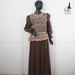 GAMIS OZIAS TILE 07352 LD 105 I Gamis Kondangan Wanita I Gamis Fashion Casual